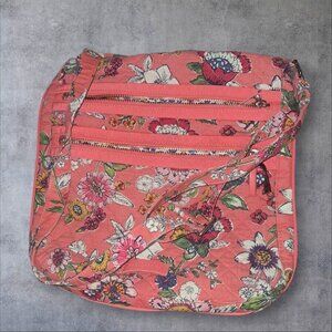 Vera Bradley Coral Floral Carson Mini Hobo Crossbody Vera Bradley